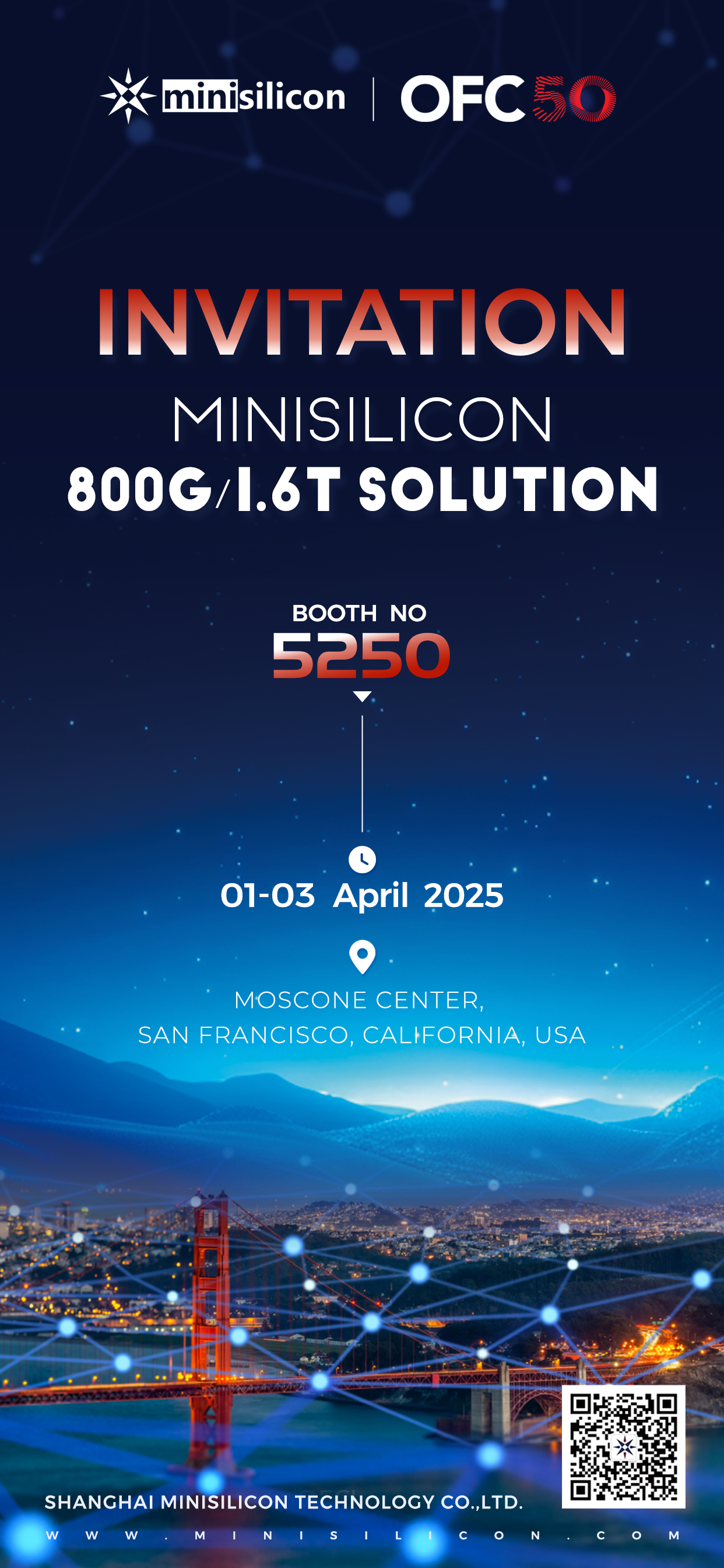 j9国际站官方网站科技邀请您共赴旧金山OFC盛会-展位5250